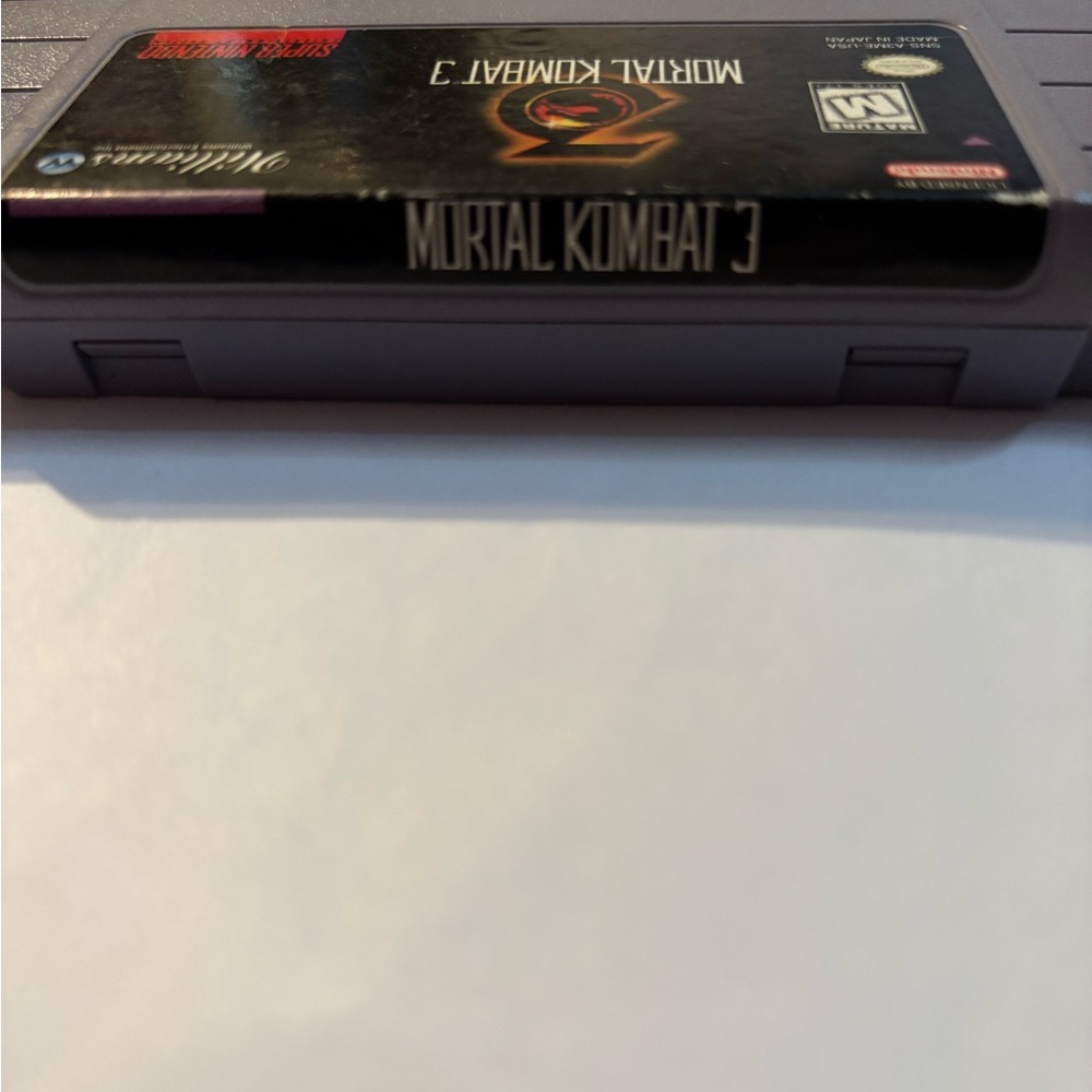 Super Nintendo Mortal Kombat 3 Game Cartridge Tested Working - Picture 6 of 8